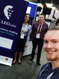 CLEO.one team at Fintech festival in Singapore